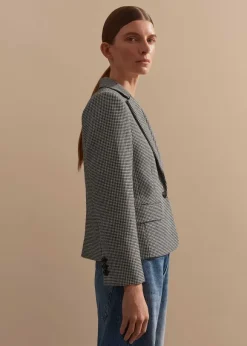Houndstooth Short Jacket
