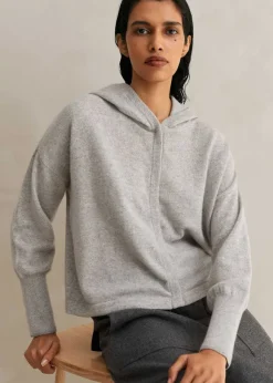 Icon Cashmere Crop Box Hoody