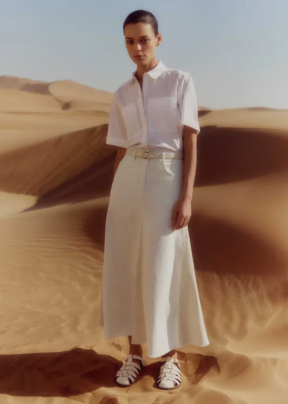 Insert Midi Skirt