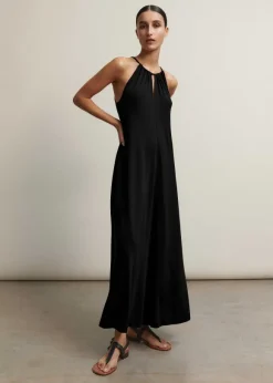 Interlock Halterneck Maxi Dress