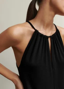 Interlock Halterneck Maxi Dress