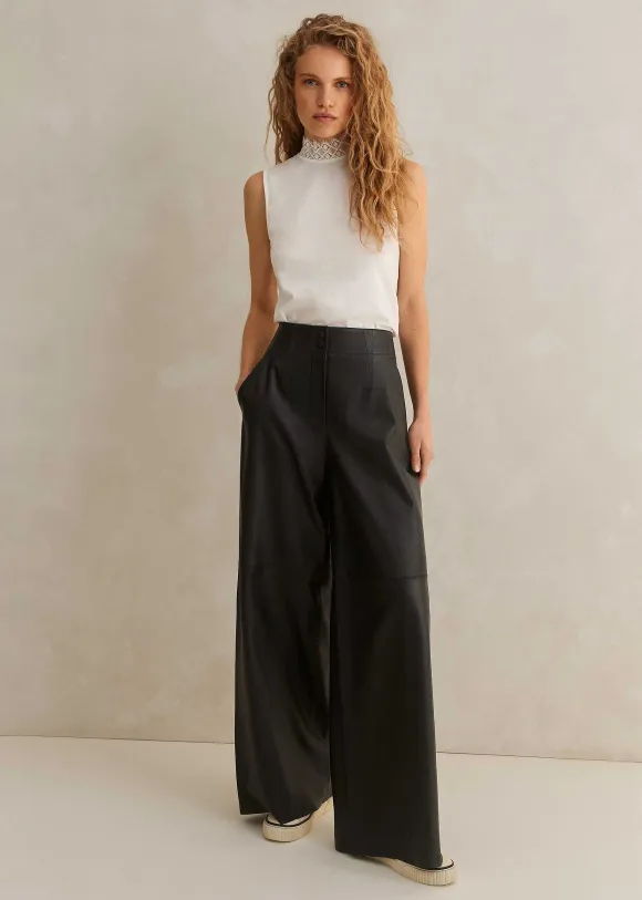 Lace Trim Crew Neck Layering Tank