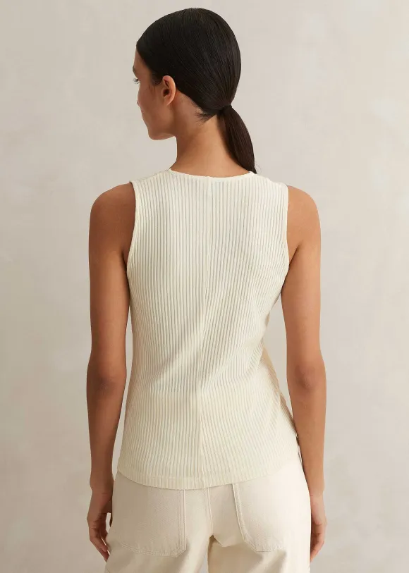 Lace Trim V Neck Layering Tank