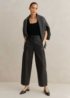 Leather Tapered Trouser
