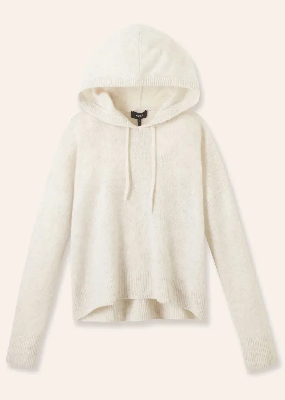 Luxe Cashmere Curved Hem Hoody