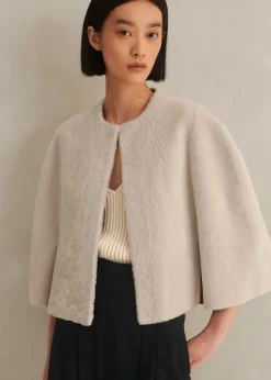Luxe Shearling Cape