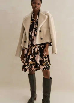 Luxe Short Shearling Coat