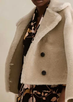 Luxe Short Shearling Coat