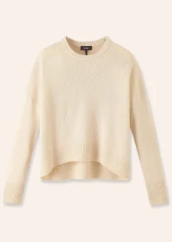 Merino Cashmere Curved Hem Jumper + Snood