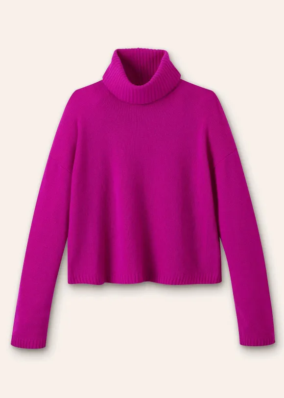 Merino Cashmere Relaxed Crop Jumper + Snood