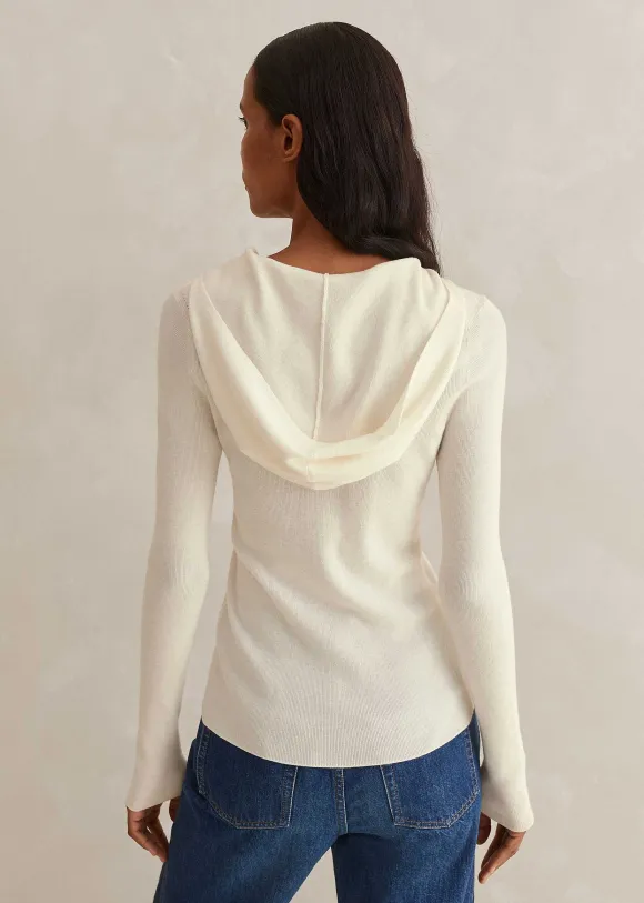 Merino Stretch Rib Layering Hoody