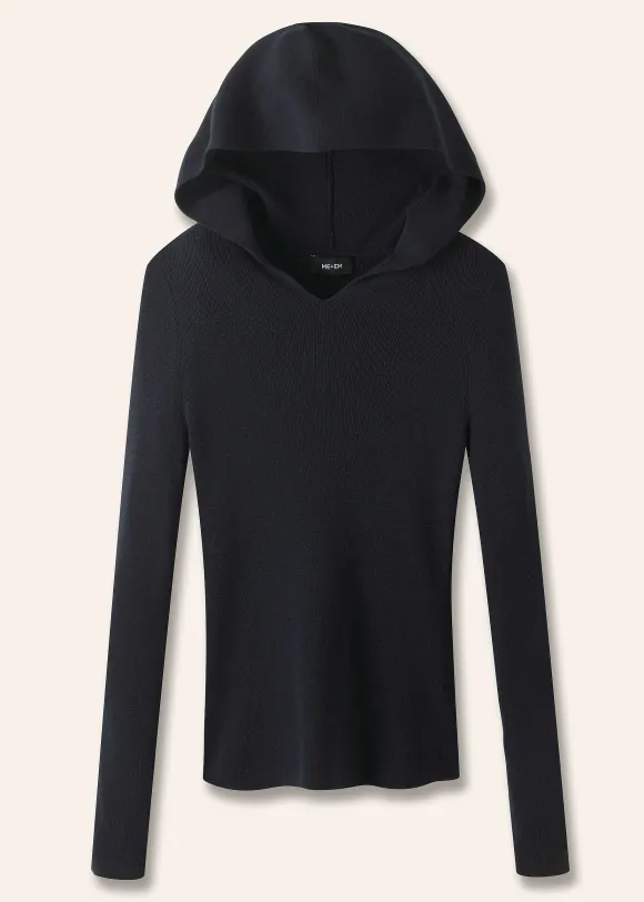Merino Stretch Rib Layering Hoody