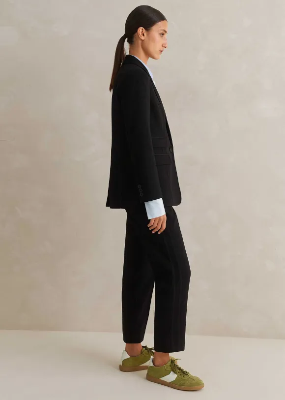 Perfect Workwear Long Blazer Slim-Crop Trouser Suit