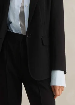 Perfect Workwear Long Blazer Slim-Crop Trouser Suit