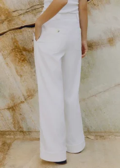 Pleated Straight-Leg Trainer-Grazer Trouser