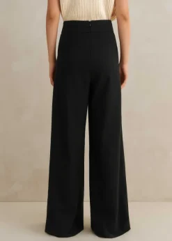 Pleated Ultra Wide-Leg Trouser