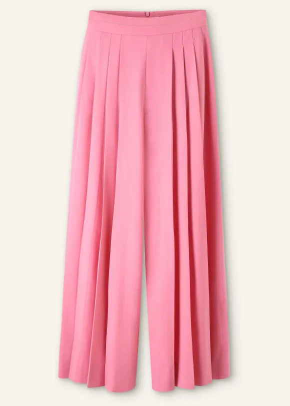 Pleated Ultra Wide-Leg Trouser