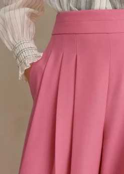 Pleated Ultra Wide-Leg Trouser