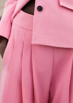 Pleated Ultra Wide-Leg Trouser + Contour Jacket Suit