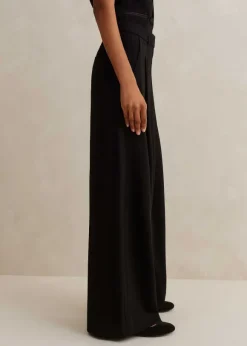 Regular-Length Wide-Leg Forever Tux Trouser