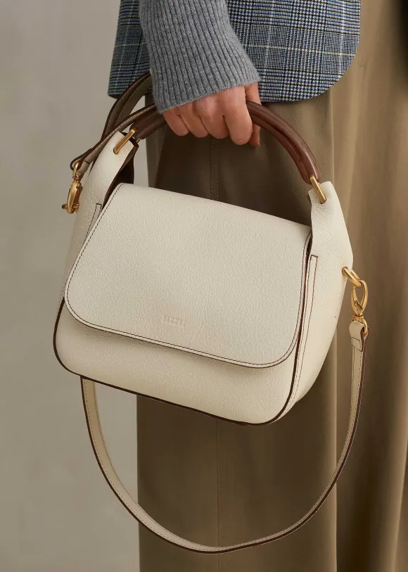 Resin Handle Crossbody Bag