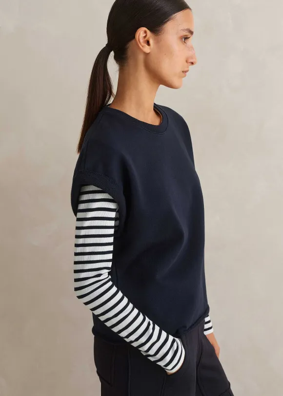 Roll Cuff Sweatshirt