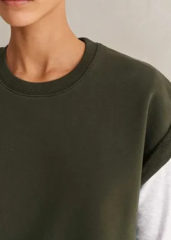 Roll Cuff Sweatshirt