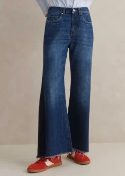 Short Length Split Seam Flare Jean