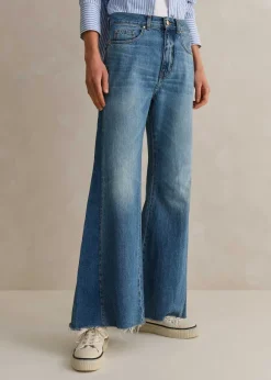 Short Length Split Seam Flare Jean