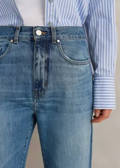 Short Length Split Seam Flare Jean