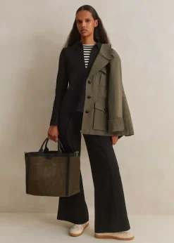 Short-Length Travel Tailoring Palazzo Co-Ord