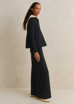 Short-Length Travel Tailoring Palazzo Co-Ord