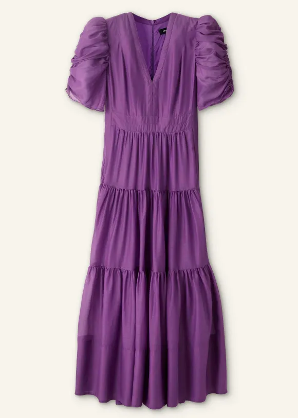 Silk Cotton Maxi Dress