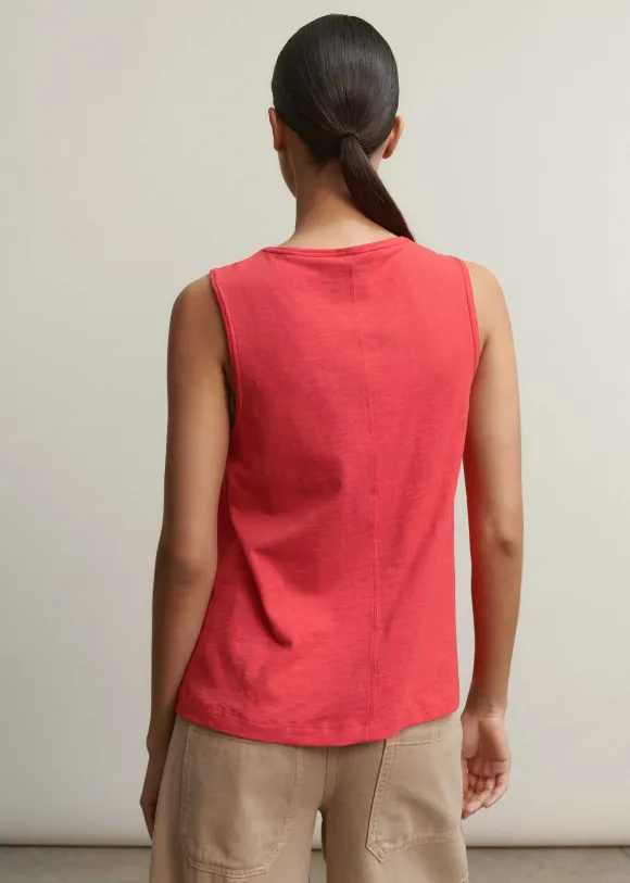 Slub Crew Neck Swing Vest
