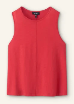 Slub Crew Neck Swing Vest