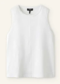 Slub Crew Neck Swing Vest