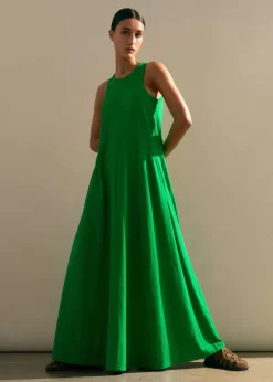 Slub Jersey Halterneck Maxi Dress