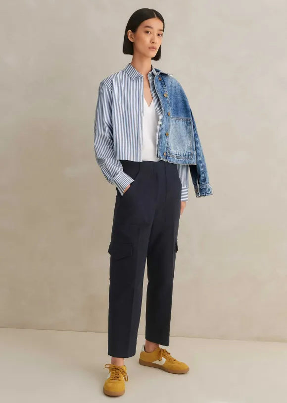 Smart Cargo Slim Crop Trouser