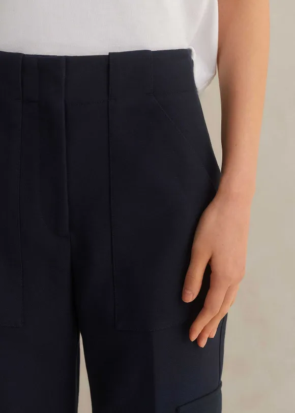 Smart Cargo Slim Crop Trouser