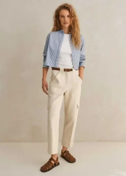 Smart Cargo Slim Crop Trouser