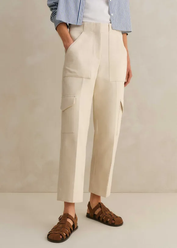 Smart Cargo Slim Crop Trouser