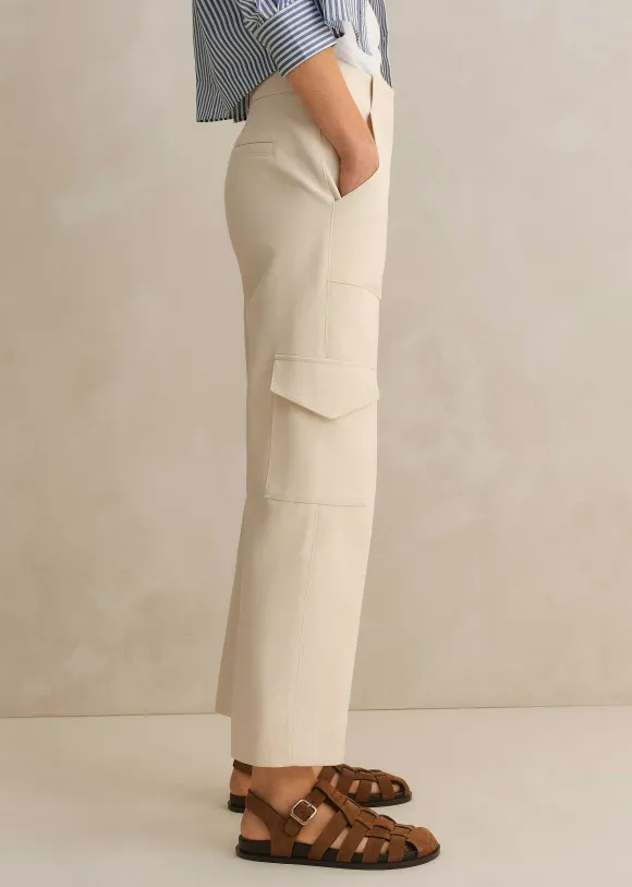 Smart Cargo Slim Crop Trouser