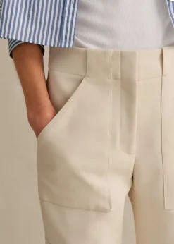 Smart Cargo Slim Crop Trouser