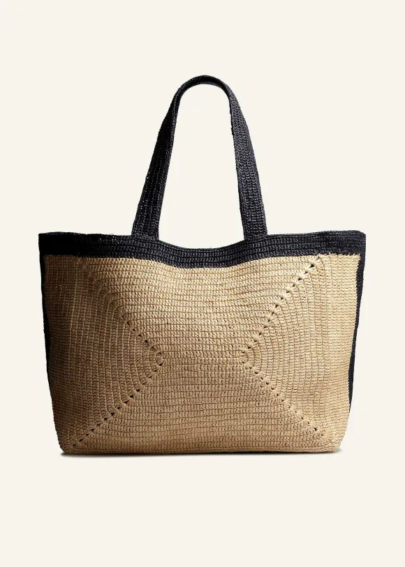 Soft Raffia Tote