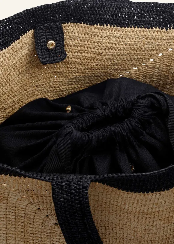 Soft Raffia Tote