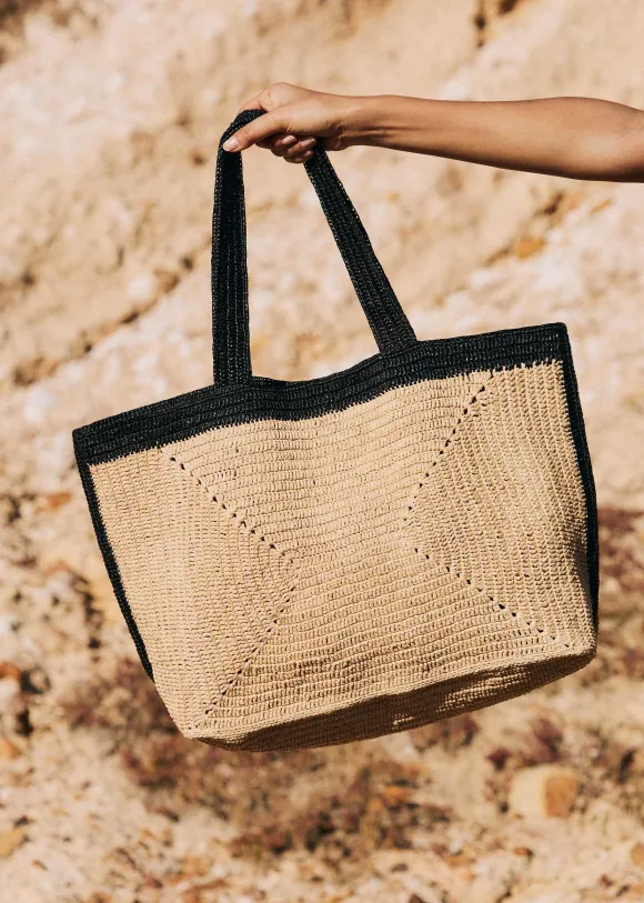 Soft Raffia Tote