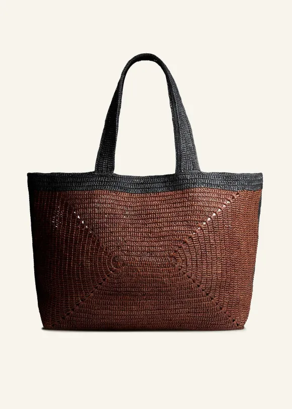 Soft Raffia Tote
