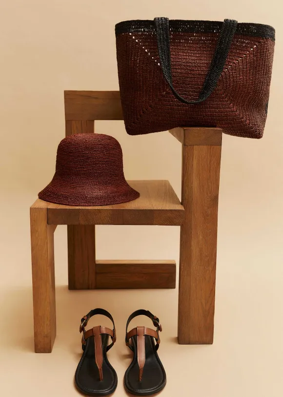 Soft Raffia Tote