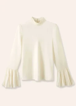 Statement Pleat Sleeve Top