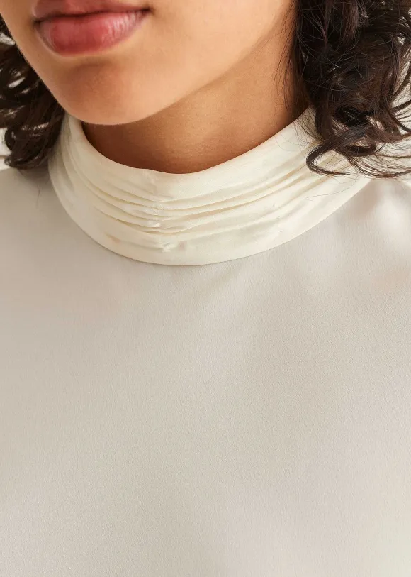 Statement Pleat Sleeve Top